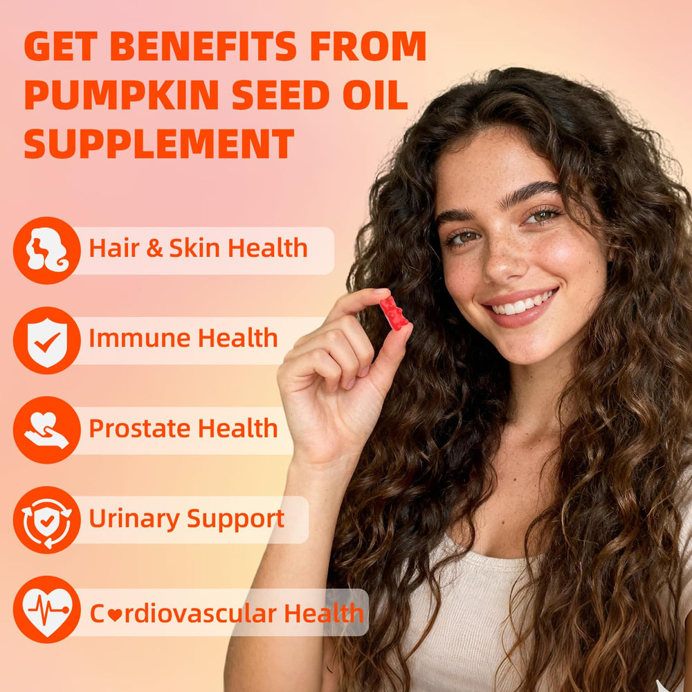 Nutrition highlights: pumpkin seed oil 3000mg, saw palmetto 1000mg, zinc 11mg per serving