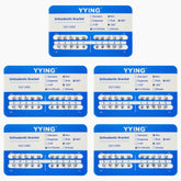 YYING 5 Packs Orthodontic Metal Brackets MBT Slot .022 with Hooks – image 1