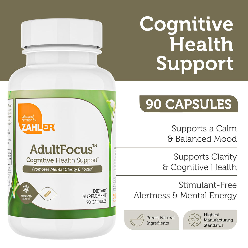 Close-up of Zahler AdultFocus capsules