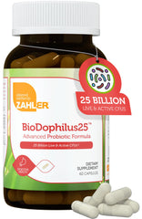 Zahler BioDophilus25 bottle with 60 capsules