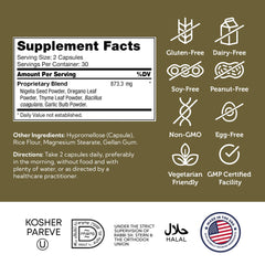 Zahler CandAid Cleanse produced in USA GMP-certified facilities