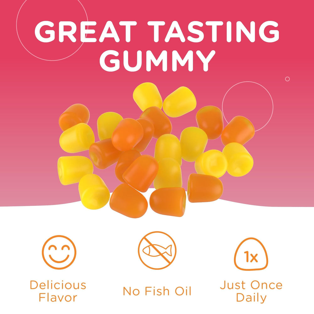 Kosher certified Chapter One Omega-3 gummies packaging