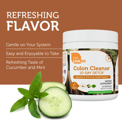Zahler Colon Cleanse 10 Day Detox label-kosher-certified signals inclusive, quality standard.