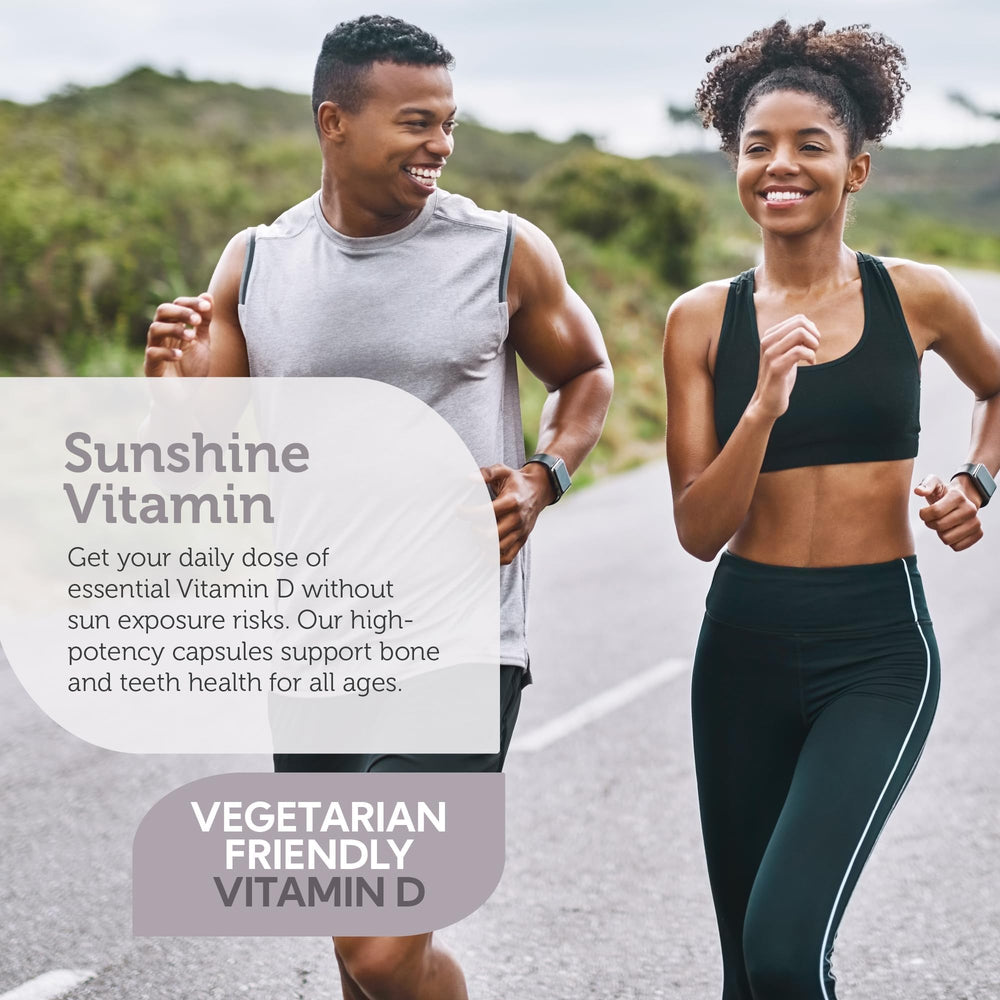 Graphic illustrating bone and teeth health benefits from vitamin D3