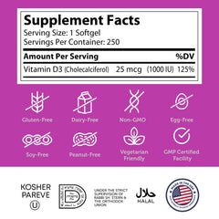 Immune support and daily Vitamin D3 supplement