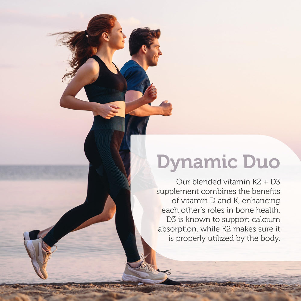Bone density support with D3 and K2