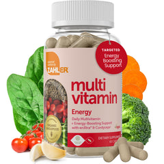 Zahler Daily Multivitamin bottle label for women and men