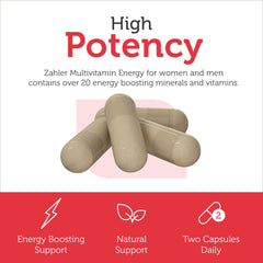 Kosher certification badge on Zahler multivitamin packaging