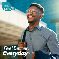 Zahler Immune Defense box beside a glass of water