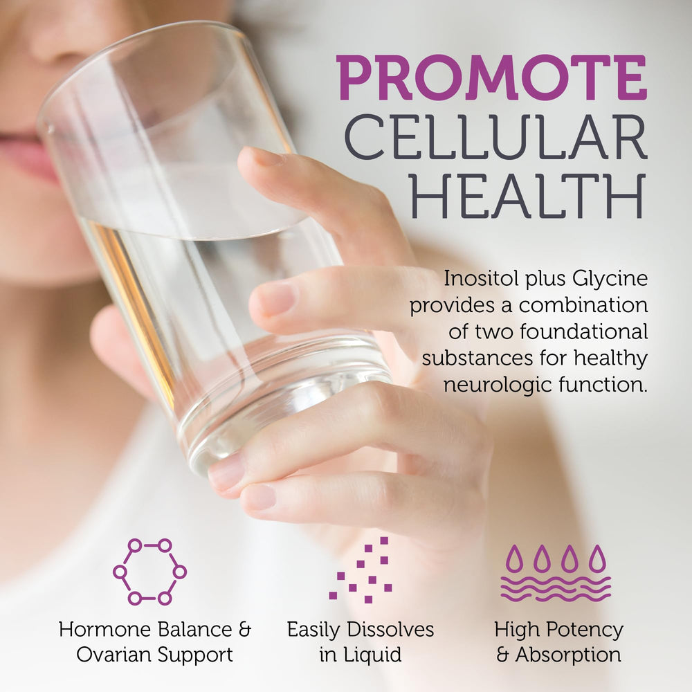 Mood support concept associated with Zahler Inositol & Glycine Powder