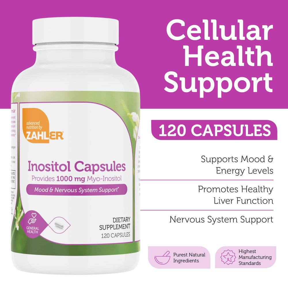 Illustration depicting mood support and brain health from Inositol