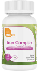 Label close-up of Zahler Iron Complex