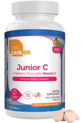 Zahler Junior C Advanced Chewable for Kids Orange Flavor 500-count bottle