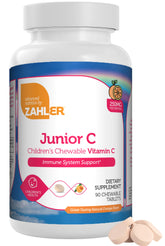 Zahler Junior C Advanced Chewable Vitamin C for Kids bottle label