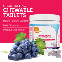 Kosher certification label for Zahler Kids Immune Support