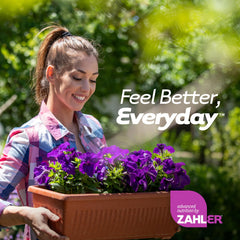 Made in USA, kosher and non-GMO labeling on Zahler Vitamin C bottle