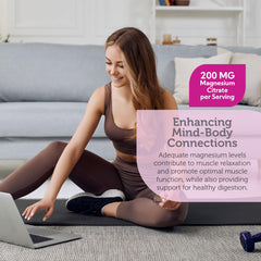 Back panel with supplement facts for Zahler Magnesium Citrate 200mg