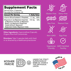 Graphic highlighting health benefits of Zahler Magnesium Complex
