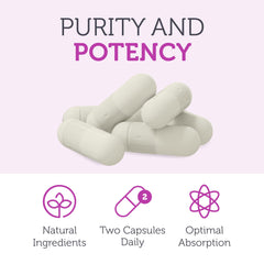 Zahler Magnesium Complex bottle shown with a glass