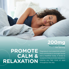 Nutrition facts panel for Zahler Magnesium Gummies