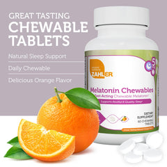 Kosher certified melatonin 5mg chewables made in the USA