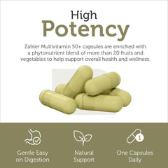 Iron-free multivitamin designed for adults 50+