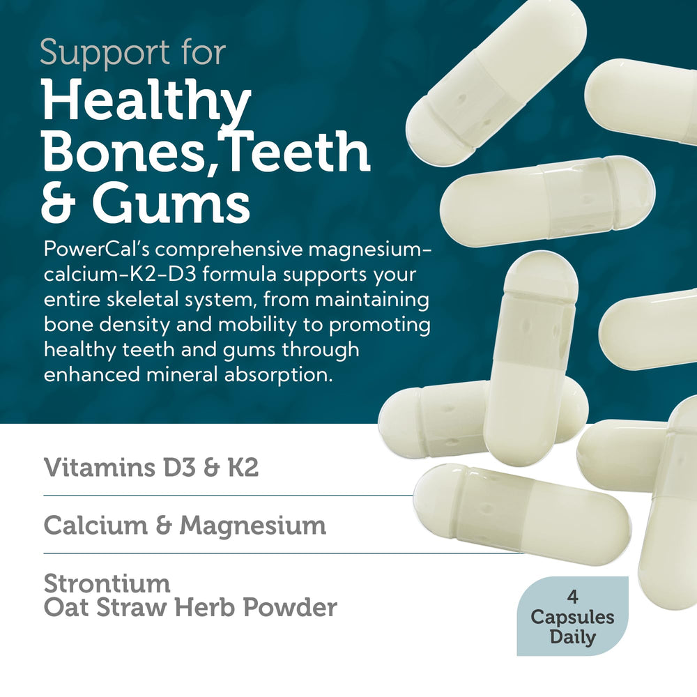 Recommended dosage on PowerCal label