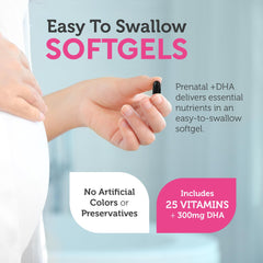 Nutritional facts for Zahler Prenatal Vitamin with DHA & Folate