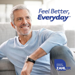 Back label with supplement facts for Zahler Prostaid+