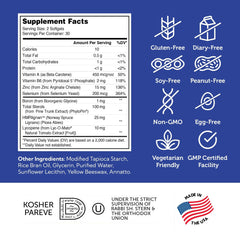 Close-up of Lycopene and natural ingredients in Zahler Prostaid+ formula