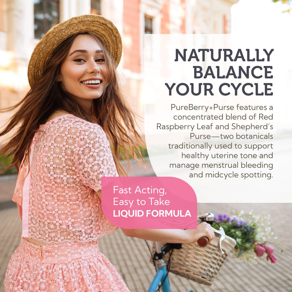 Zahler PureBerry+Purse 8 oz bottle with product packaging