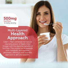 Zahler Sunfiber 500 mg fiber close-up for digestive health