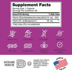 Vegetarian and kosher certification badges