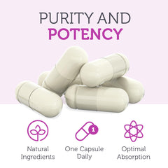 Nutrition facts panel for Zahler Zinc 50mg