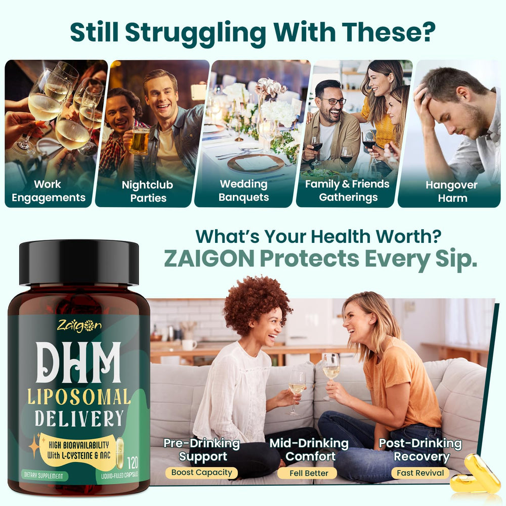 Illustration showing liposomal DHM technology