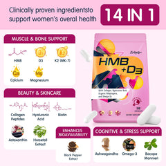 Zaigon HMB beauty complex for skin, hair, and nails.