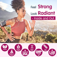 Zaigon HMB collagen and hyaluronic acid for skin hydration.