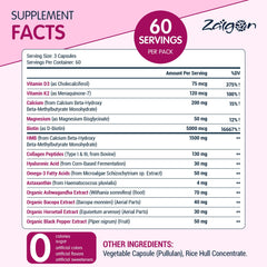 Zaigon HMB horsetail silica supports natural hair vitality.