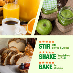 Zammex Organic Pea Protein Powder used in baking for protein enrichment.