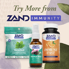 Non-GMO, vegan, and gluten-free certifications on Immune Fast packaging