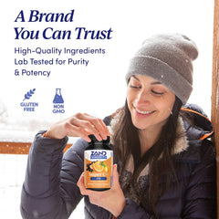 Melatonin 3 mg nighttime support in Zand Immunity Super C+ PM