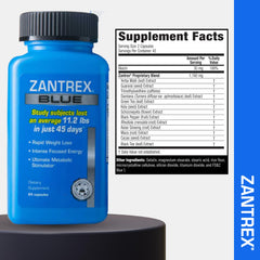 Active lifestyle imagery with Zantrex Blue