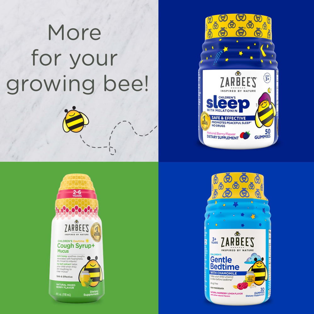 Pediatrician recommended Zarbee's branding on packaging