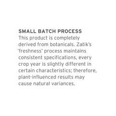 Ingredients panel for Zatik Black Cumin Seed Oil