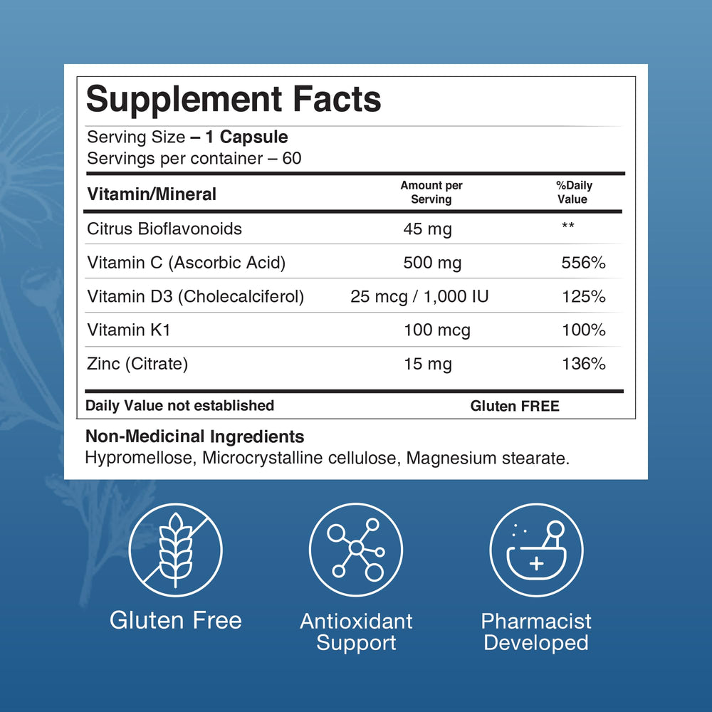 Healthy skin image highlighting antioxidants and reduced redness