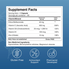 Healthy skin image highlighting antioxidants and reduced redness