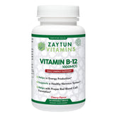 Zaytun Halal Vitamin B12 1000mcg bottle label