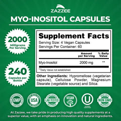 Zazzee capsule close-up highlighting smooth vegan texture benefit