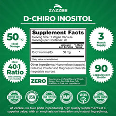 D-Chiro-Inositol capsules close-up