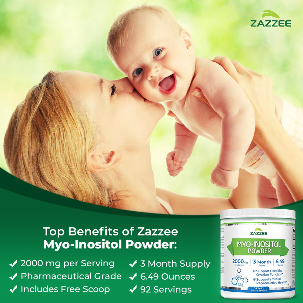 Zazzee powder texture close-up highlighting fine mixable consistency